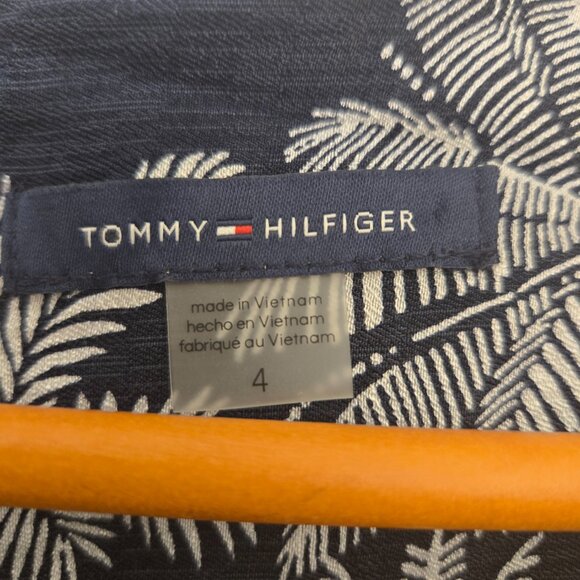 Tommy Hilfiger Palm Tree Print Sleeveless Shift Dress Size 4 - Picture 5 of 16